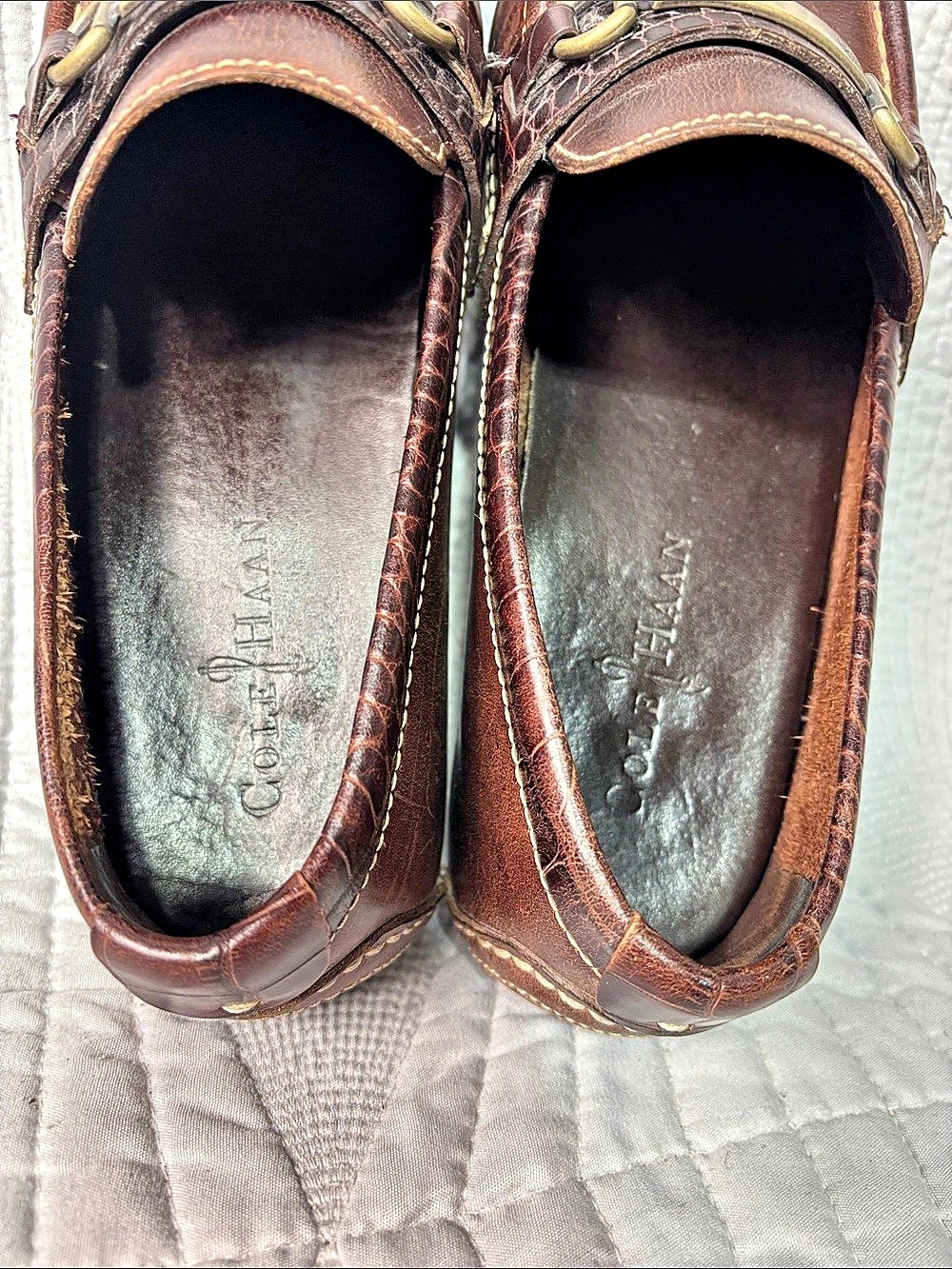 Cole Haan Air Madison Leather Loafers Brown US 9M - Picture 3 of 10